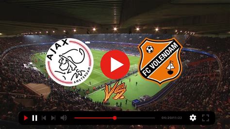 ajax volendam tv